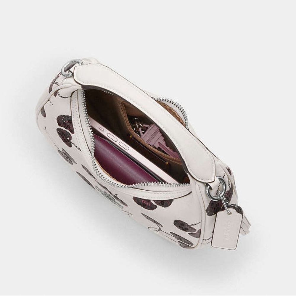 NWT‎ COACH Carmen Leather Mini Crossbody Bag With Cherry Print - Picture 7 of 10